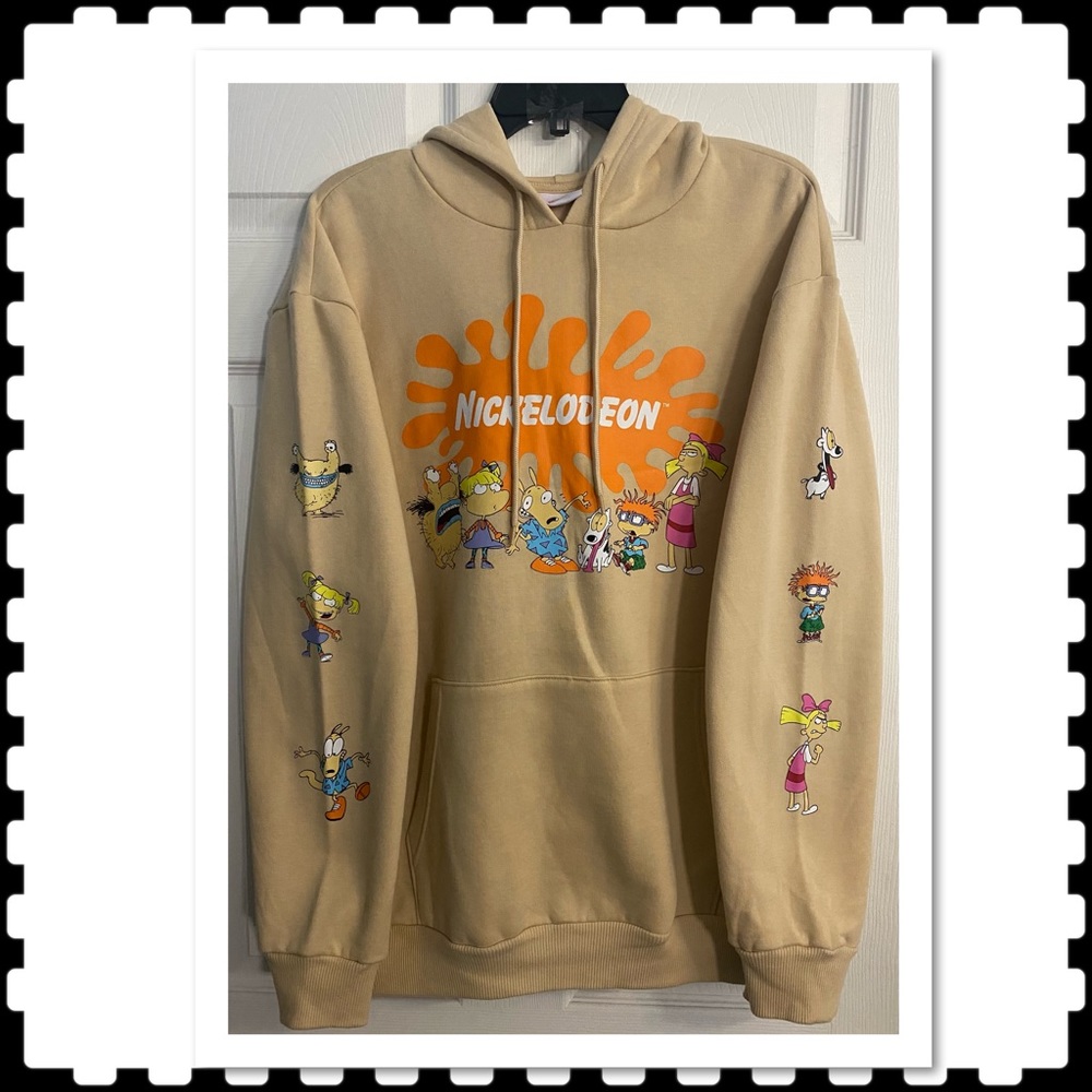 Nickelodeon Men's Fleece Hoodie Retro 90s.